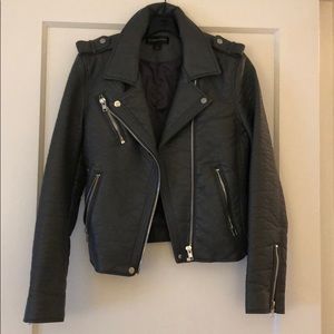 Faux leather jacket